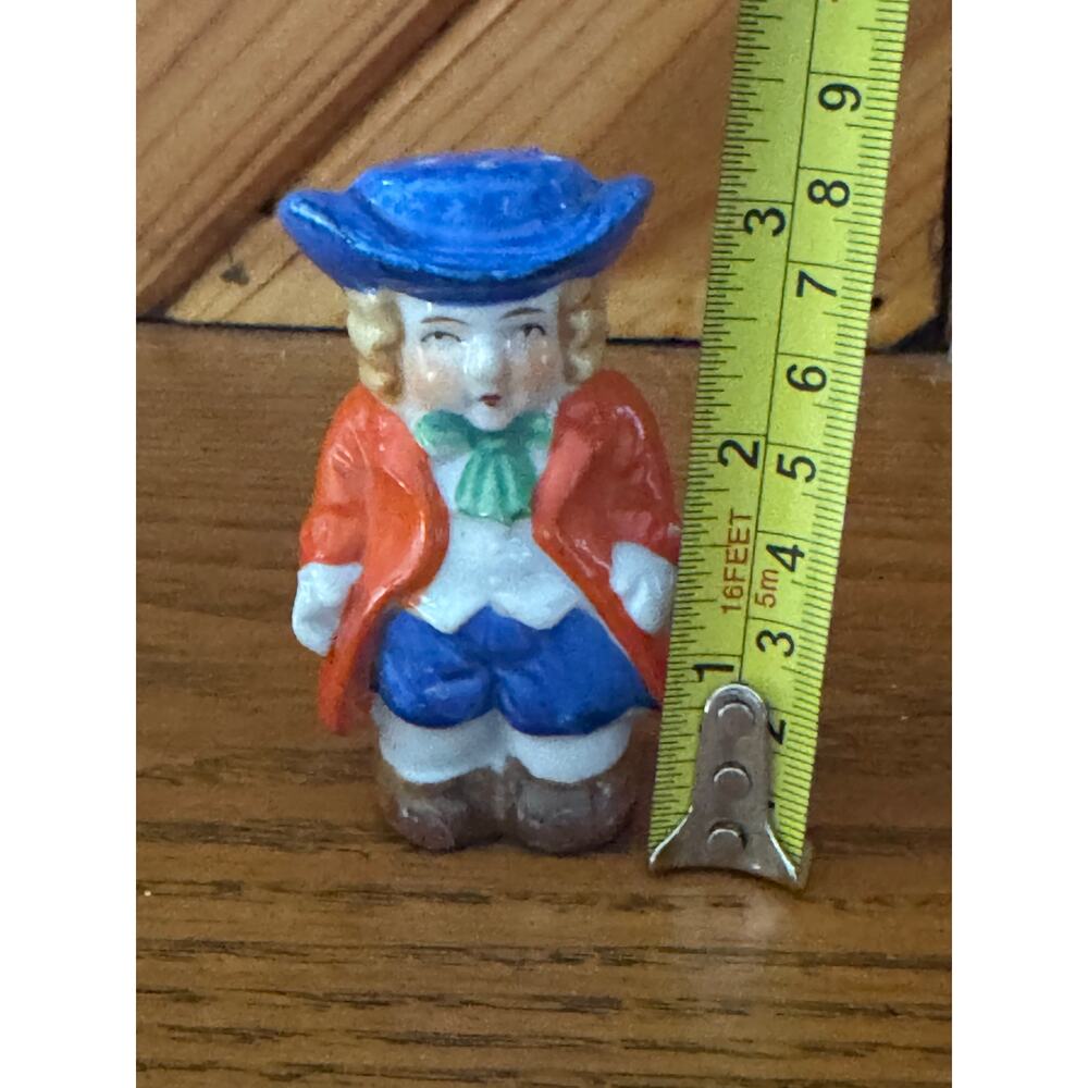 Vintage Made in Japan Colonial Boy Figural Salt Pepper Shaker Single - Picture 6 of 6
